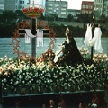 TRONO DE LA VIRGEN POR LA CALLE SAN AMARO