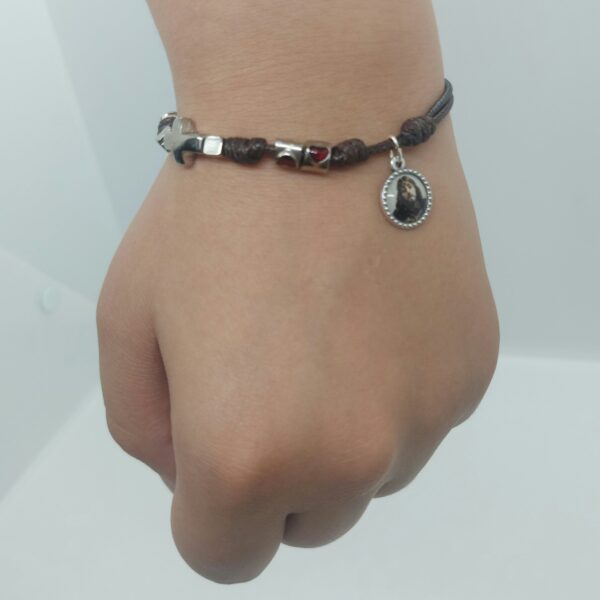 Pulsera de cuero Nazareno - Imagen 2